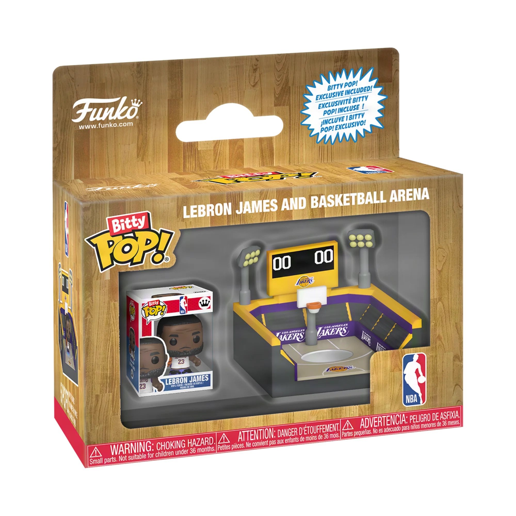 📦訂購 美國代購 Bitty POP! Town: NBA Arena - Lakers with LeBron James Figure 模型