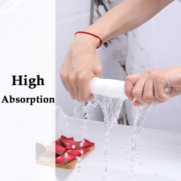 Compressed Cotton Face Towel Disposable  一次性压缩洁面巾 2400mm X 3000mm (10 PCS)