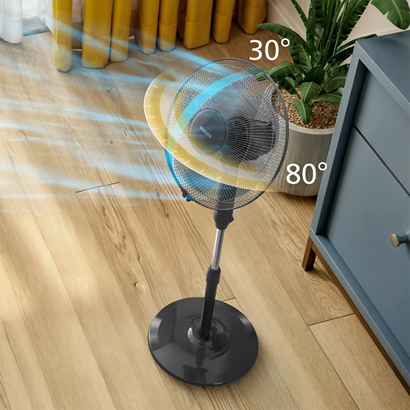 Philips 600 Series Pedestal Stand Fan Grey (ACP620/01)