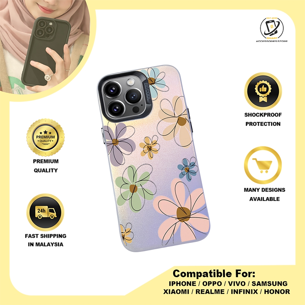 IMD CASE PHONE FOR INFINIX - DESIGN FLOWER F