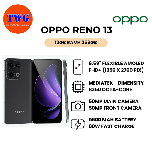 OPPO RENO 13 12+256GB (2nd hand)100%ORIGINAL MALAYSIA