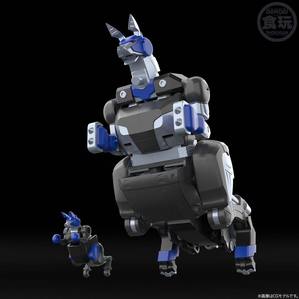 (預訂訂金 $100) (總價 $277) (魂限) Bandai SMP [Shokugan Modeling Project] 百獸合體 百獸戰隊 百獸武裝系列 EXTRA 牙吠袋鼠 食玩 (行版)