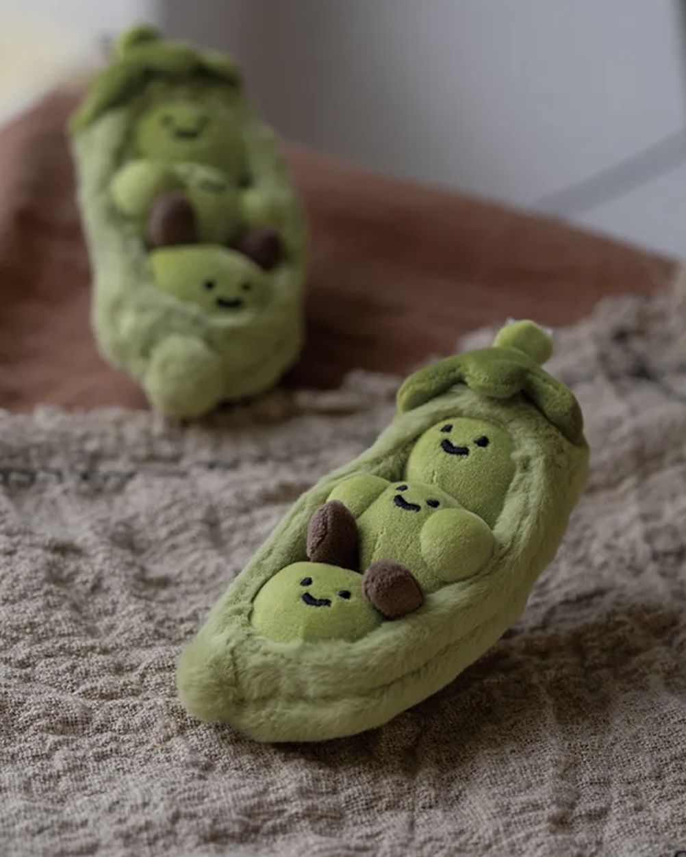 「豆你開心」防走失豌豆三兄弟掛件