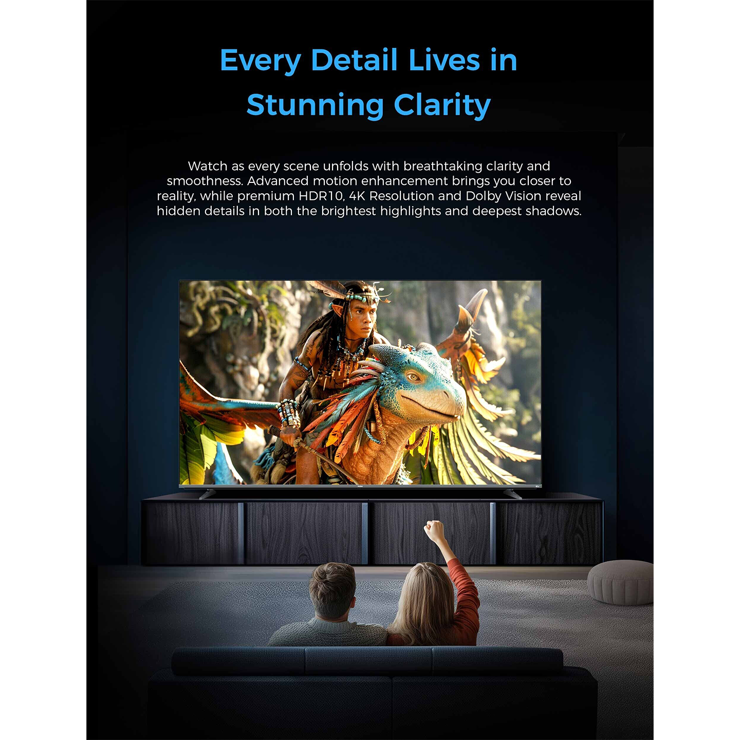 Haier 75" HQLED 4K Smart TV (H75M80FUX)