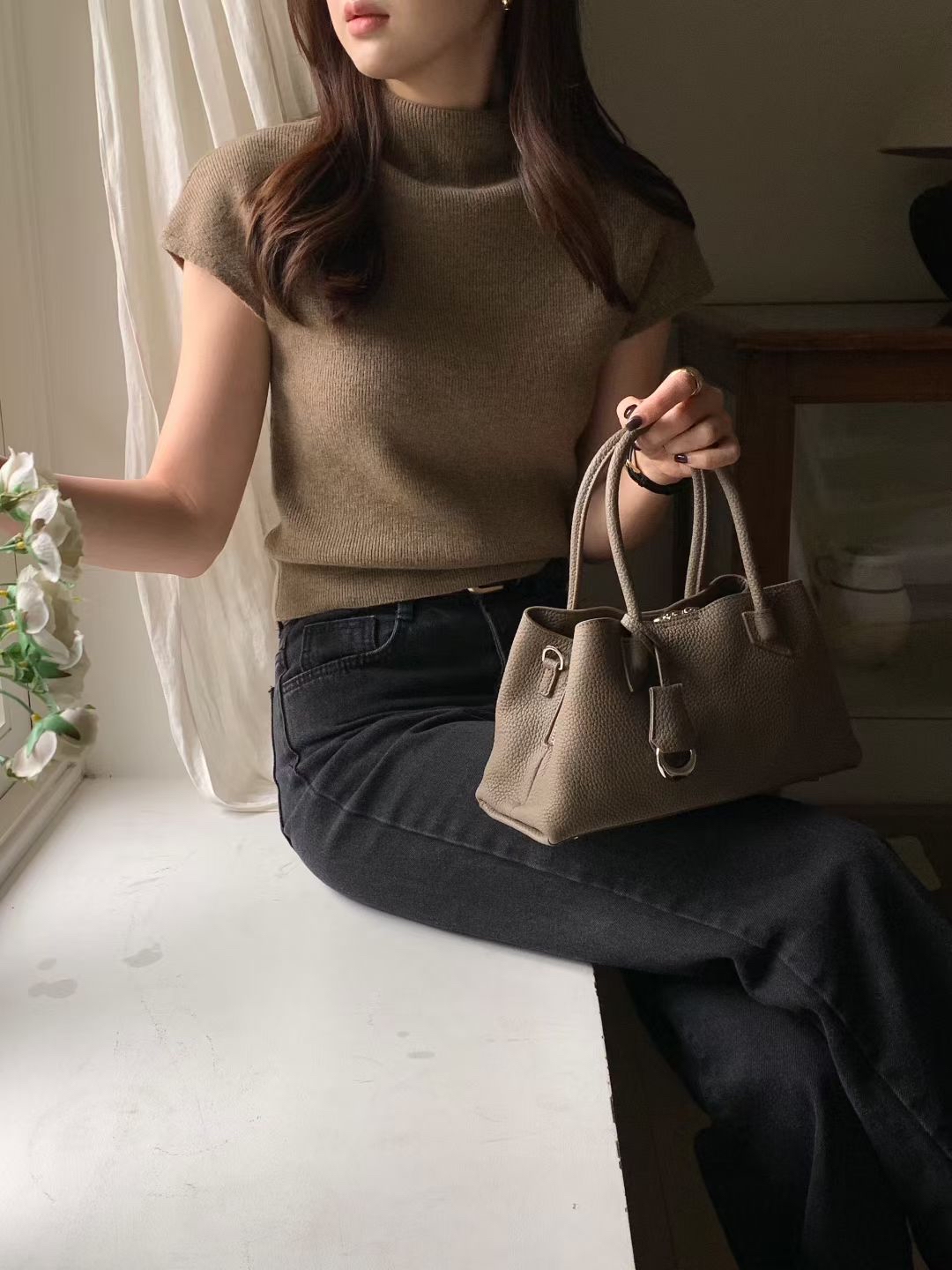 DM03_05  長柄橫Tote (4色)