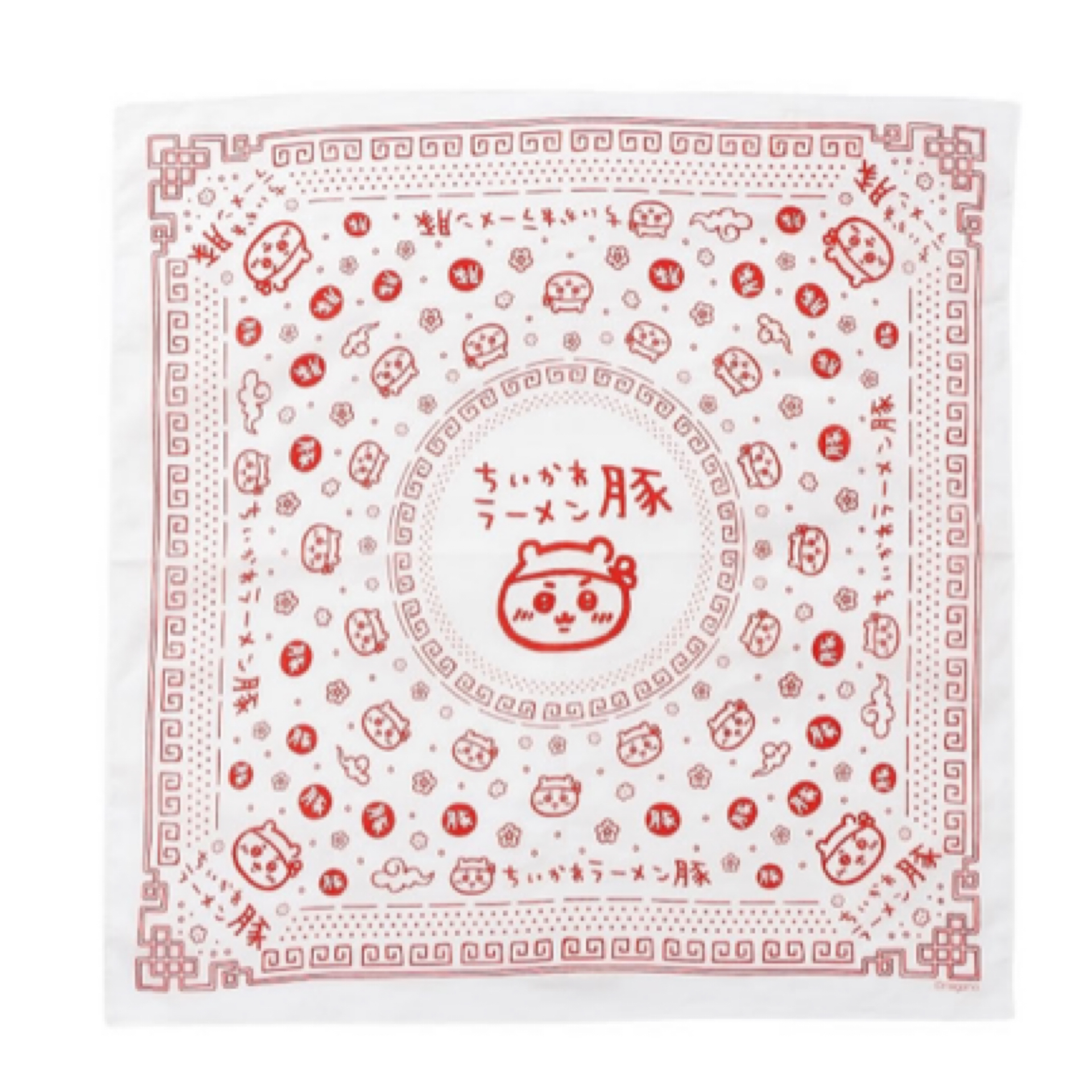 日本預訂📍Chiikawa可愛拉麵圖案頭巾 19/3日本開售