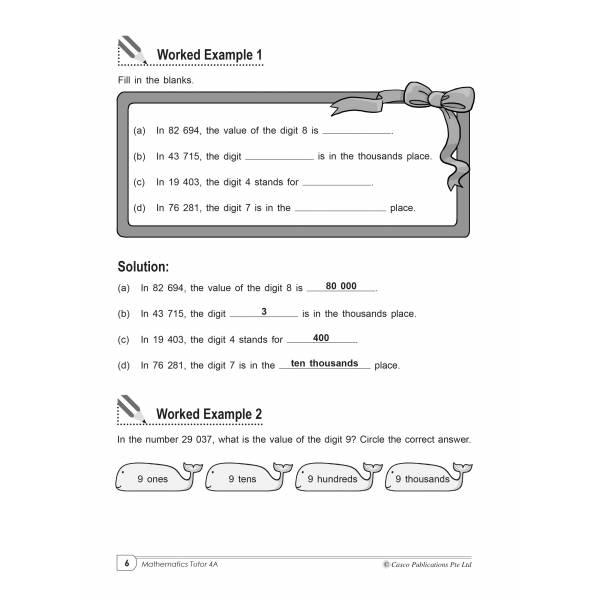 Primary Maths Tutor 4A Volume 1 - 2nd Edition
