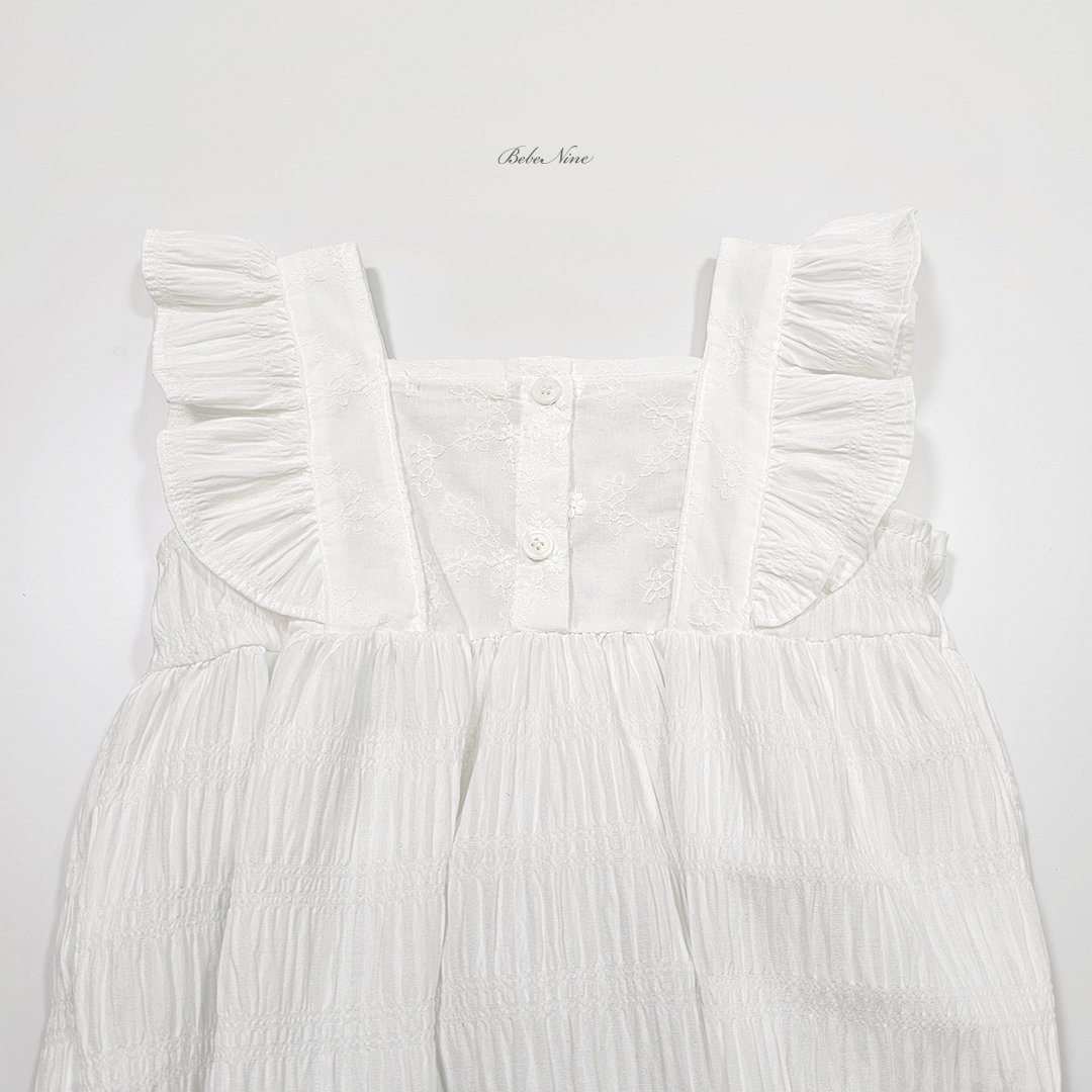 ☀️預訂 韓國直送☀️🇰🇷Bebenine蕾絲荷葉邊背心包屁衣