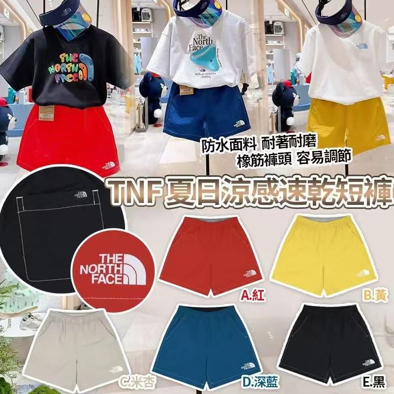 $85條.2條起$75條。TNF夏日涼感速乾中性短褲