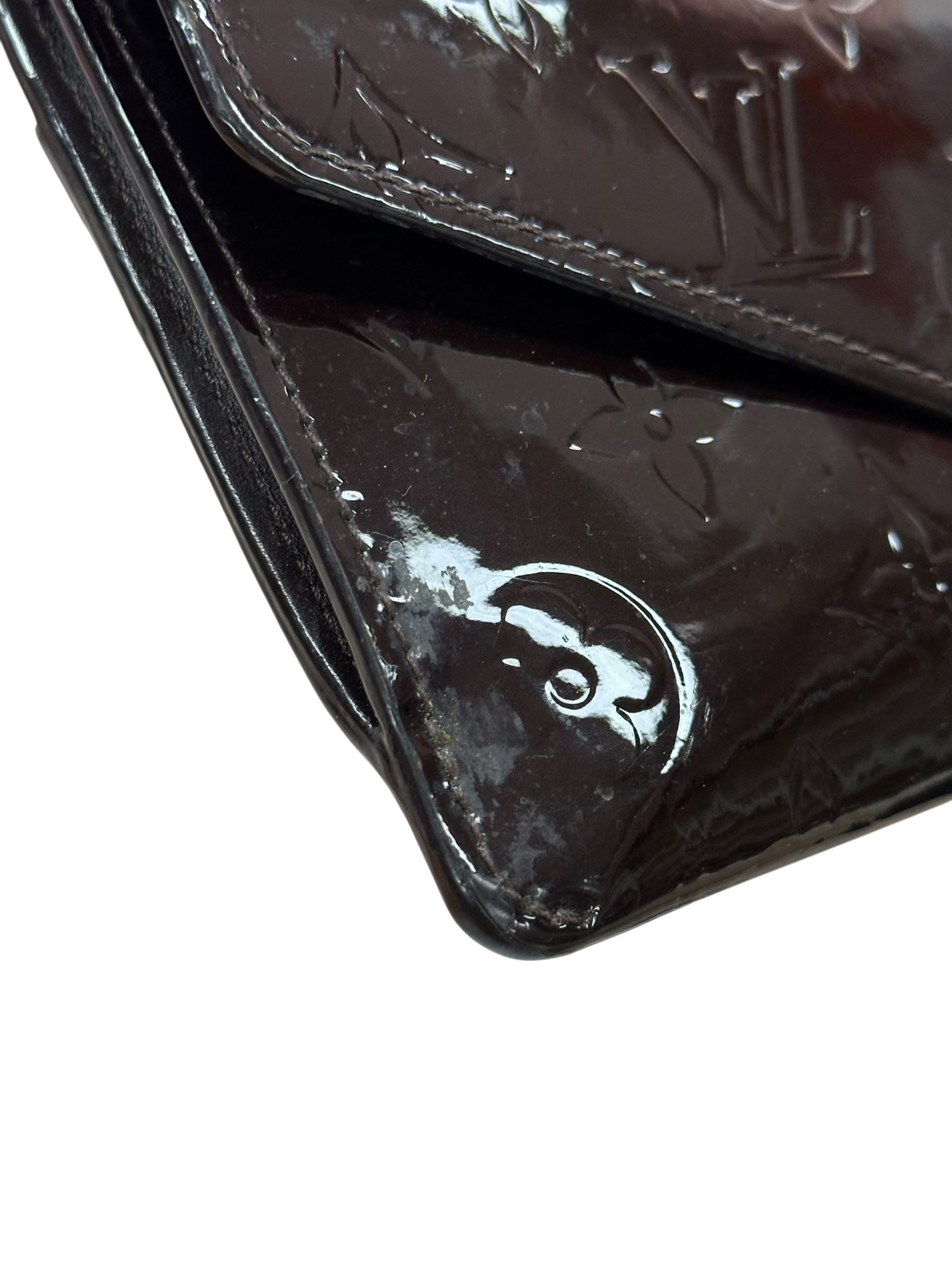 Pre-owned Louis Vuitton Monogram Vernis Pochette Félicie chain wallet / Product Code: 081203