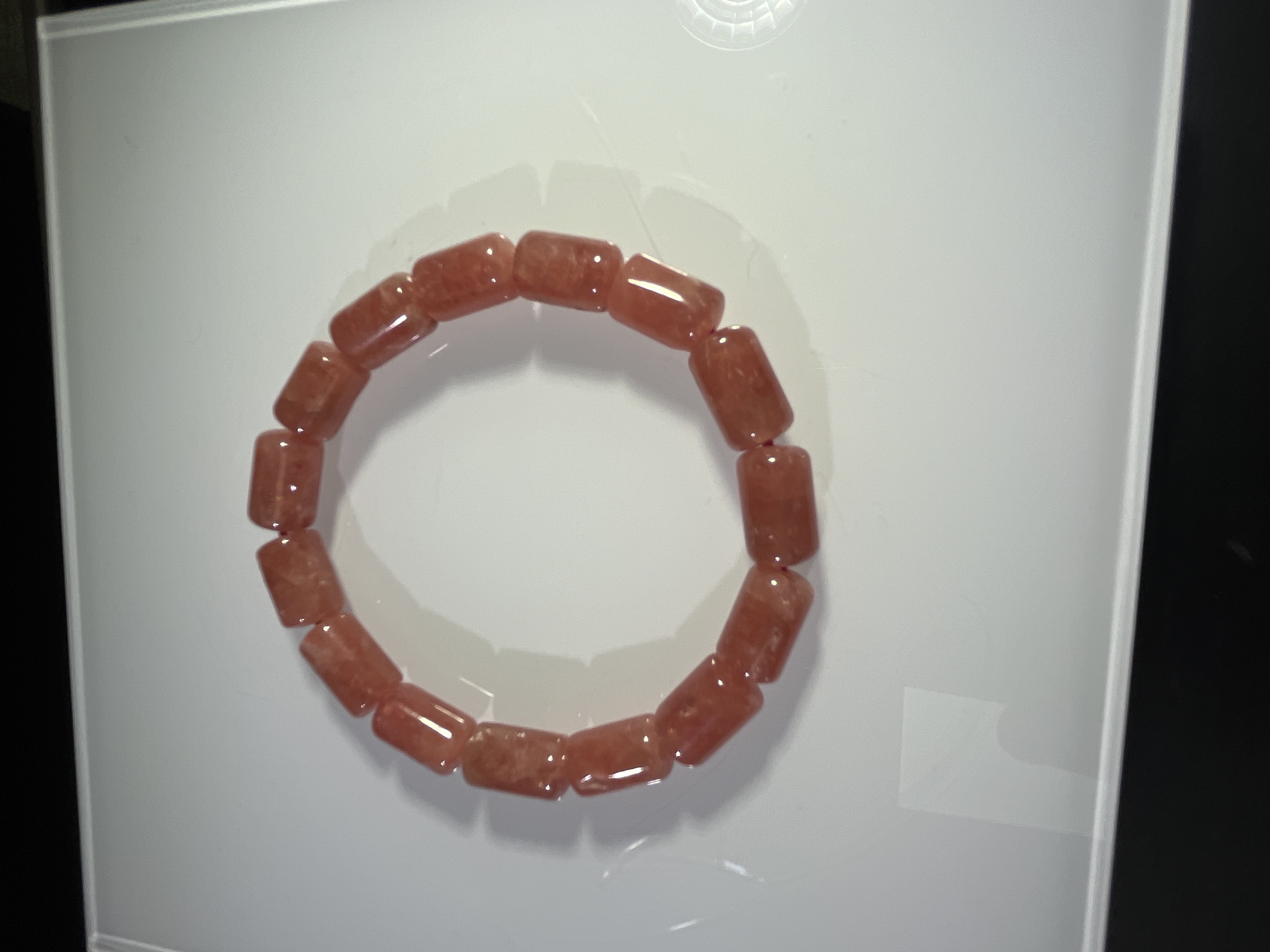 阿根廷紅紋石桶珠 8m+