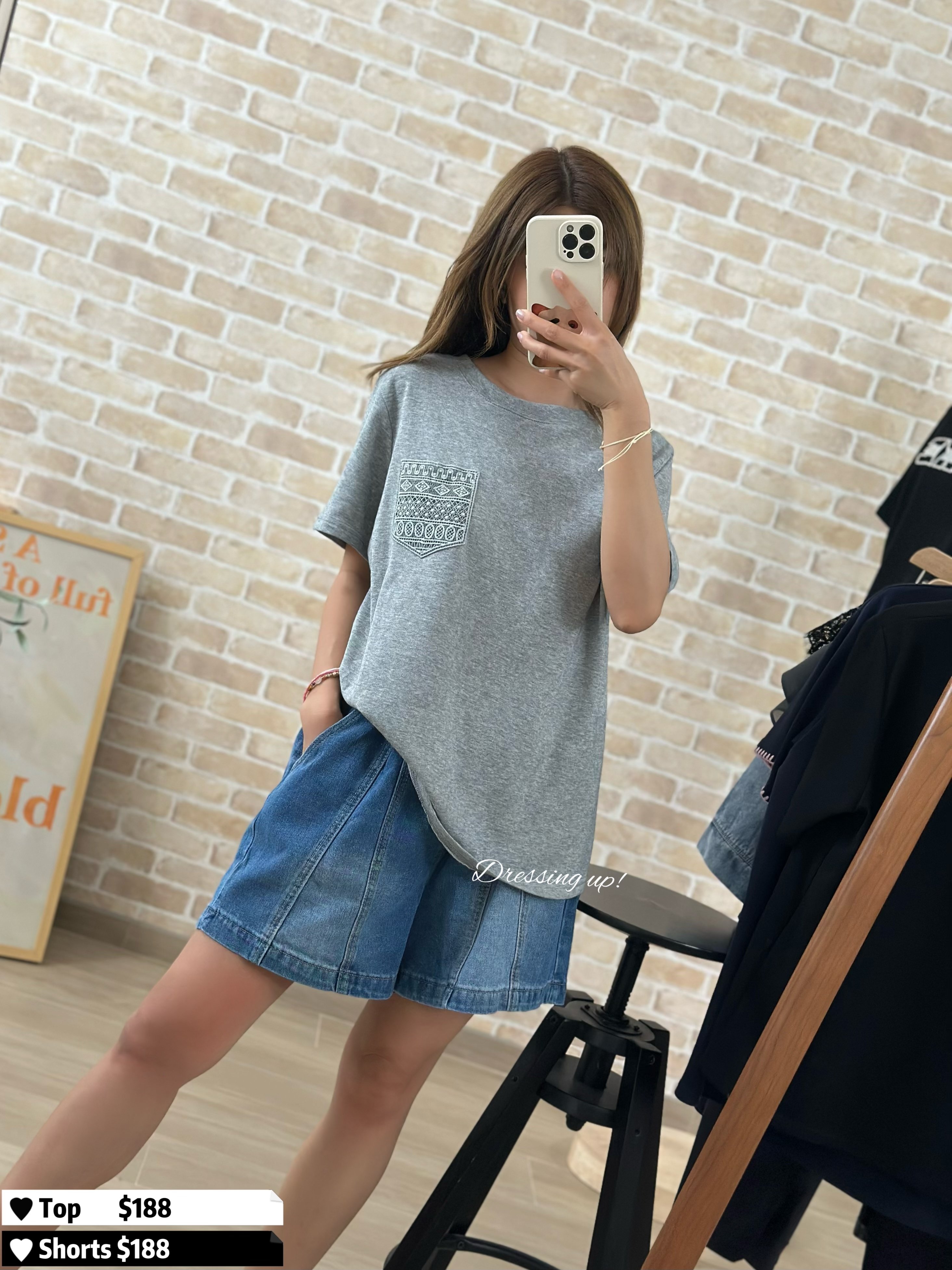 細節加分｜網花袋仔上衣