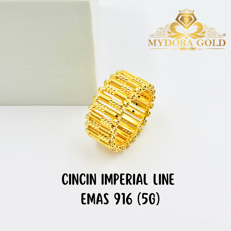 MYDORA Cincin Imperial Line (5G) l EMAS 916/22K
