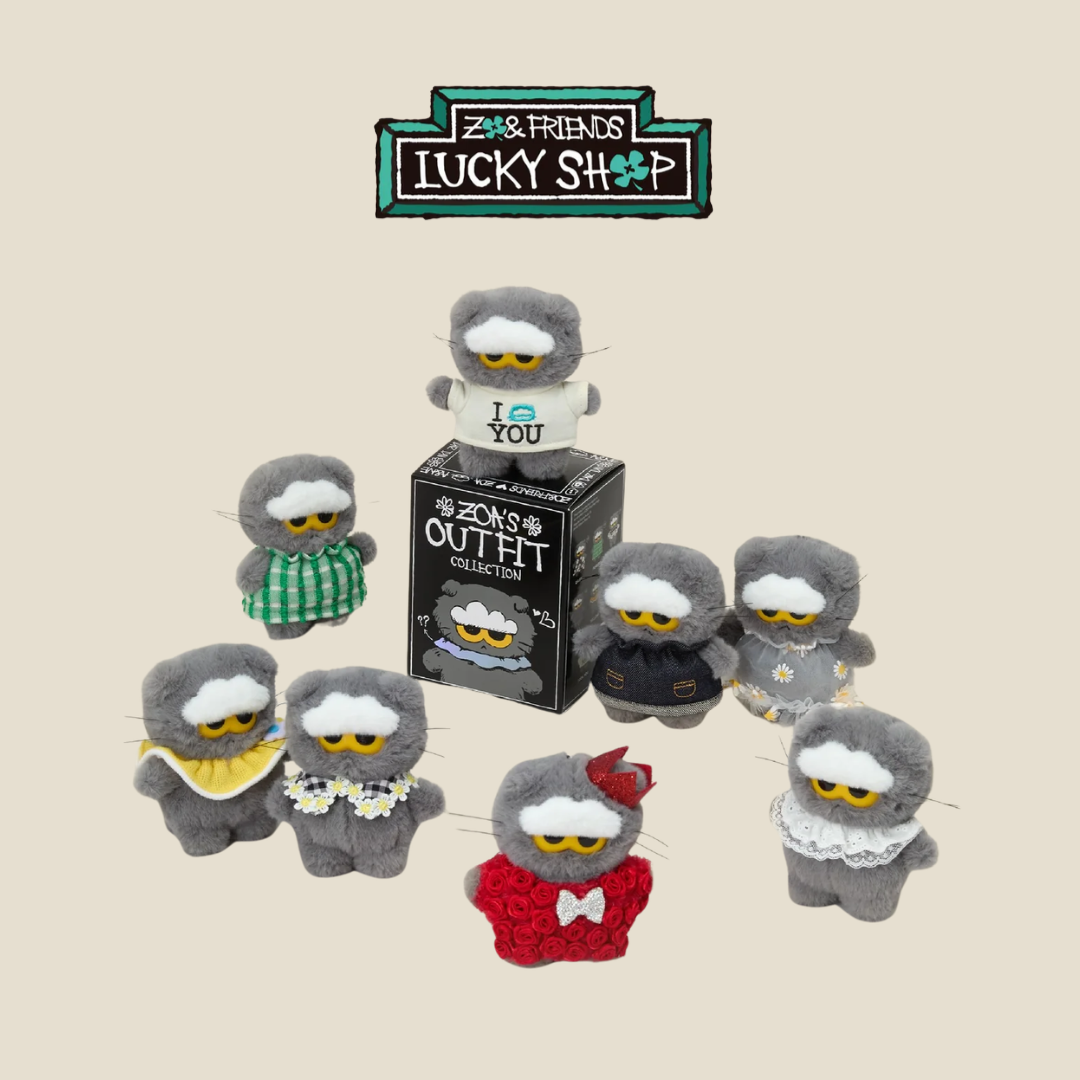 BIGBANG - G-DRAGON - [ZO&FRIENDS LUCKY SHOP] ZOA RANDOM PLUSH KEYRING