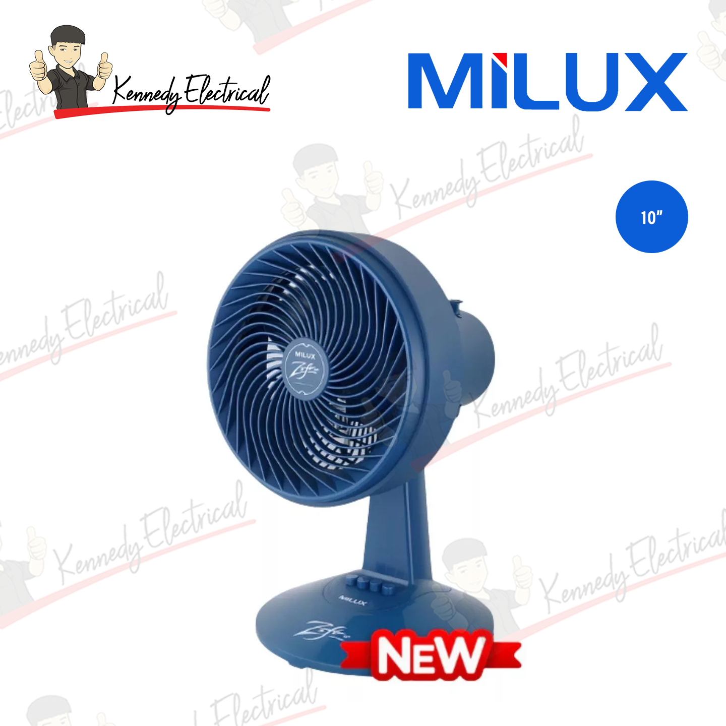 Milux 7" 90W Gale Table Fan (MGF-T10)
