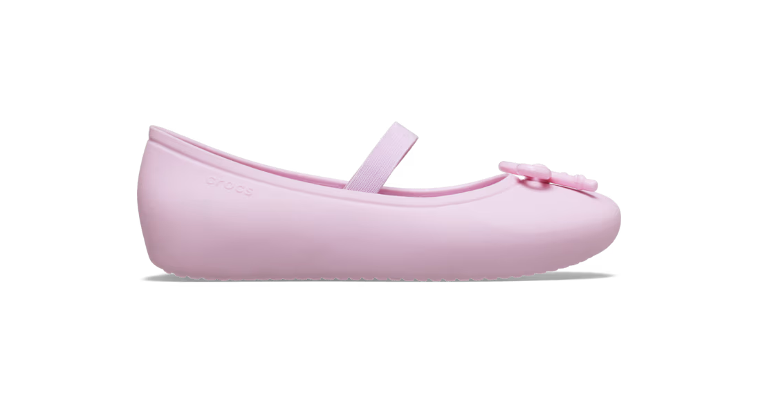 Crocs Kid's UK Brooklyn Bow Flat 210136