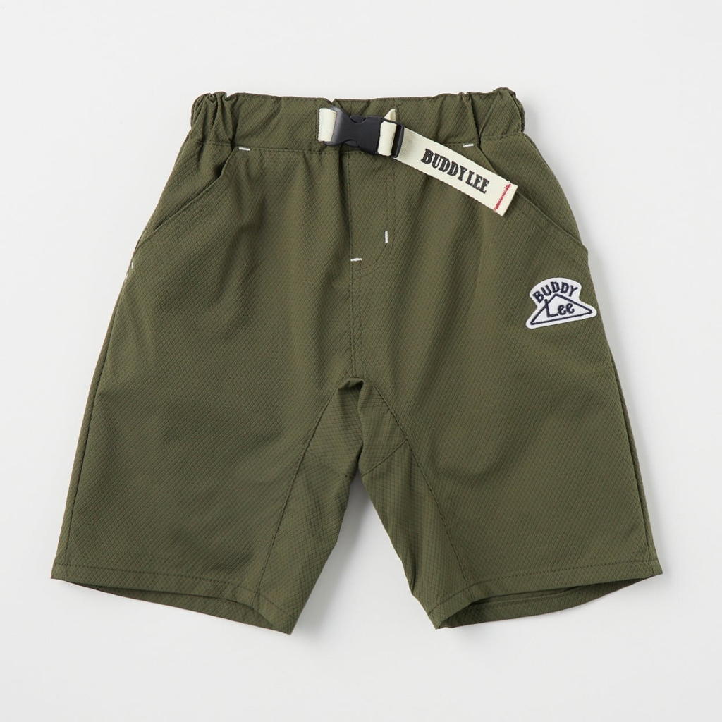 🇯🇵預訂 日本直送🇯🇵Buddy Lee 兩色標誌貼章附腰帶扣短褲