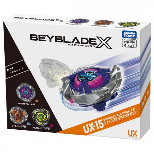 TakaraTomy - BBX-SET BeybladeX Set UX-15 Aug Deck Set