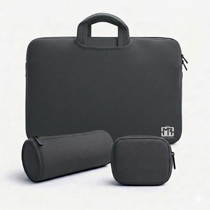 11 - 15.6 Inch (3 IN 1) Mister Right Sponge Handle Laptop Sleeve