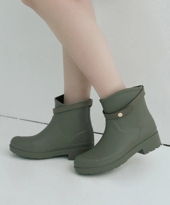 [ MONGDOL  ] Buckle Strap Rain Boots 短桶 水鞋]