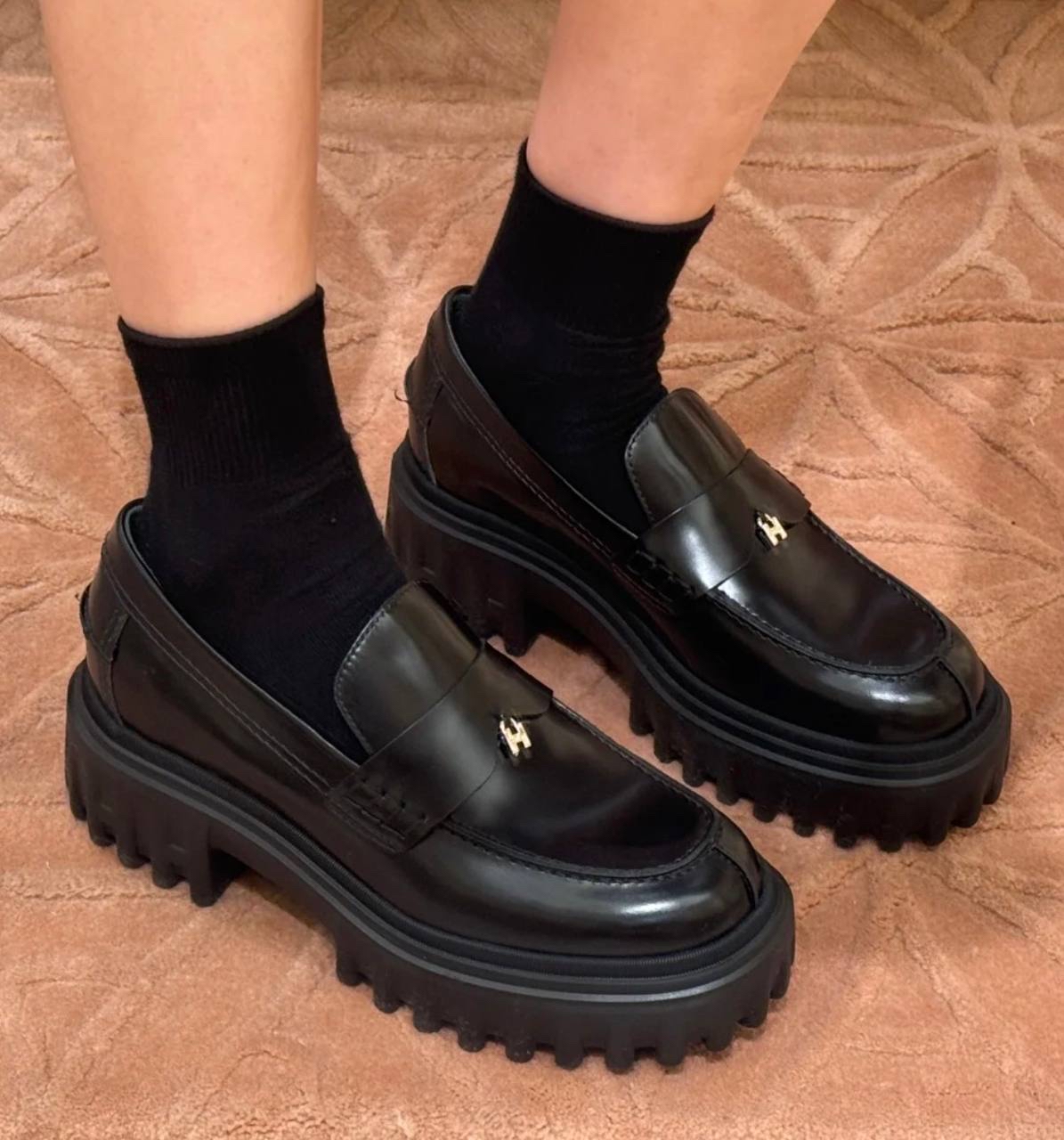 限時優惠✨訂貨🍒Hogan H700 增高7.6cm厚底loafer  Size 36/36.5/37/37.5/38/39/40/41