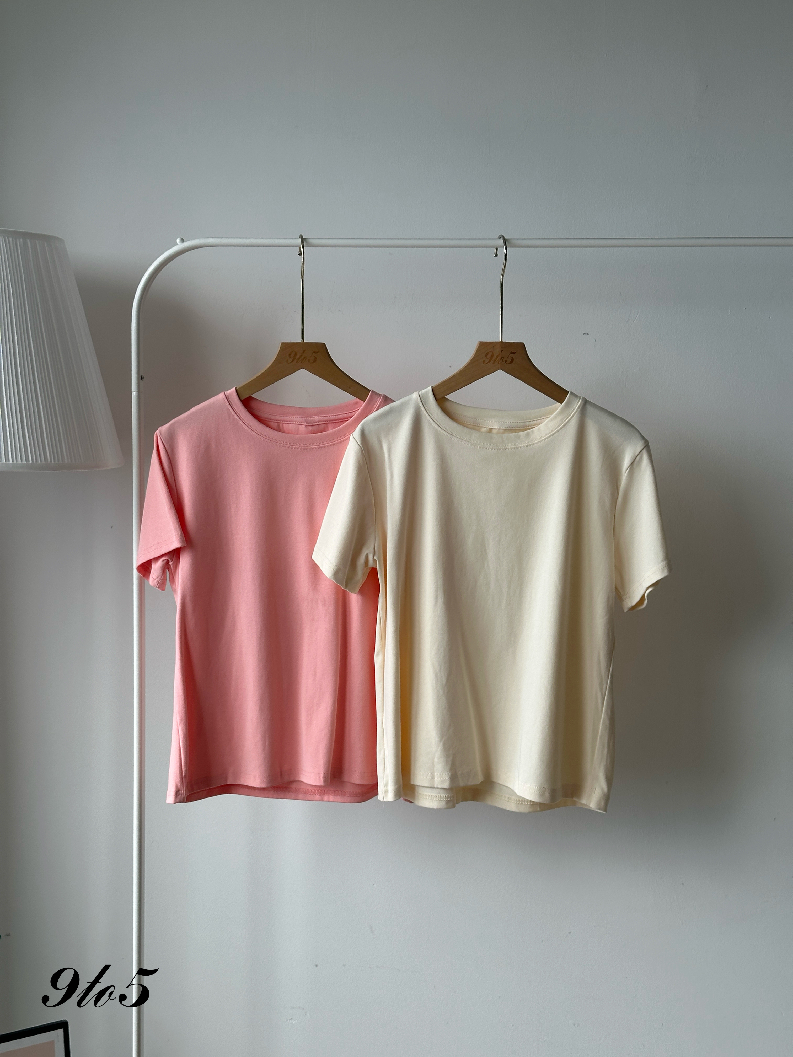 T4189 Short Sleeve Plain Tee - 5 Colors 