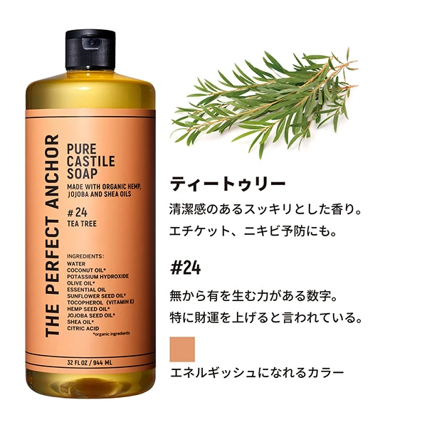 【日本直送】The Perfect Anchor 純天然全效潔膚露 944ml | 洗面卸妝沐浴三合一 