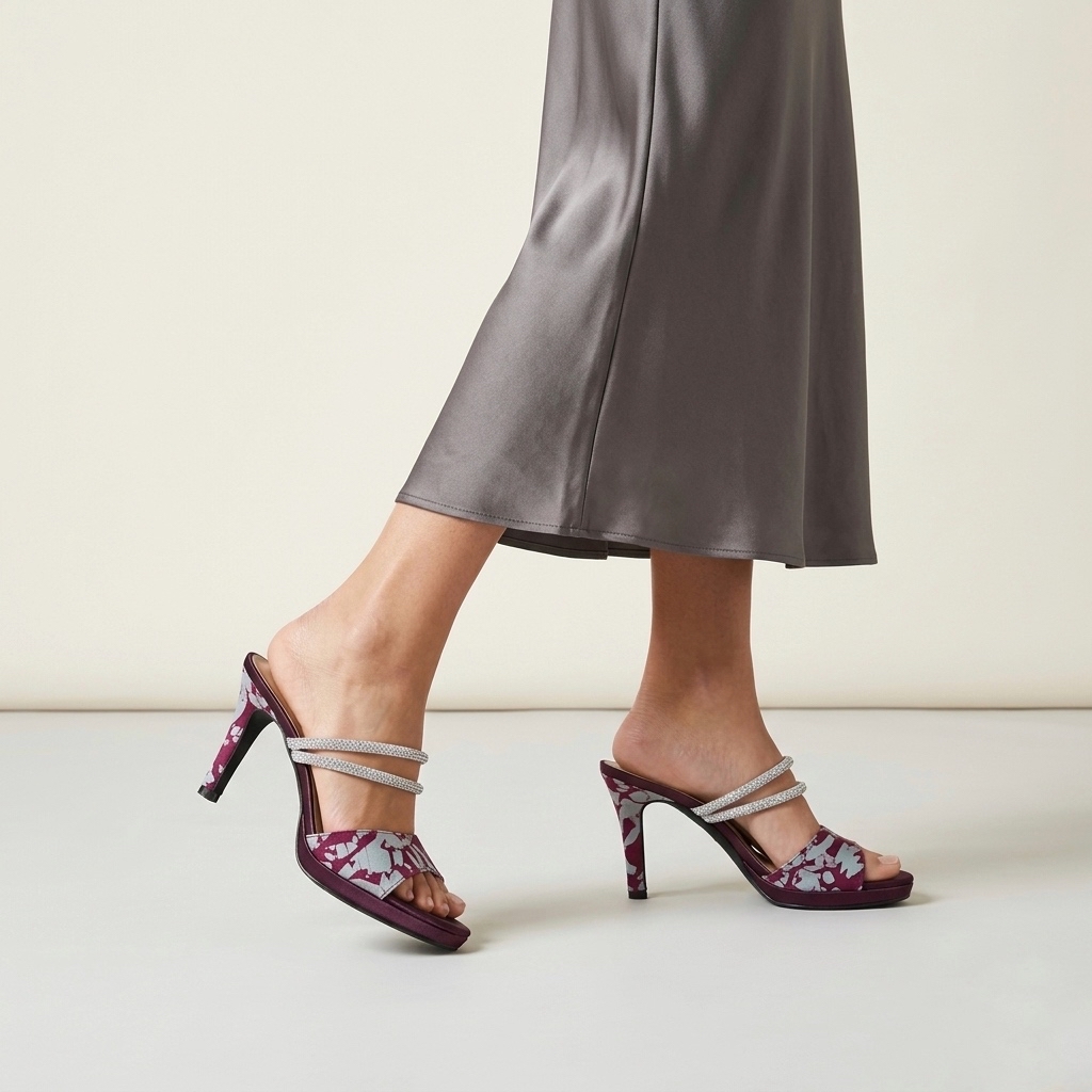 1038 - Luna Batik Heels