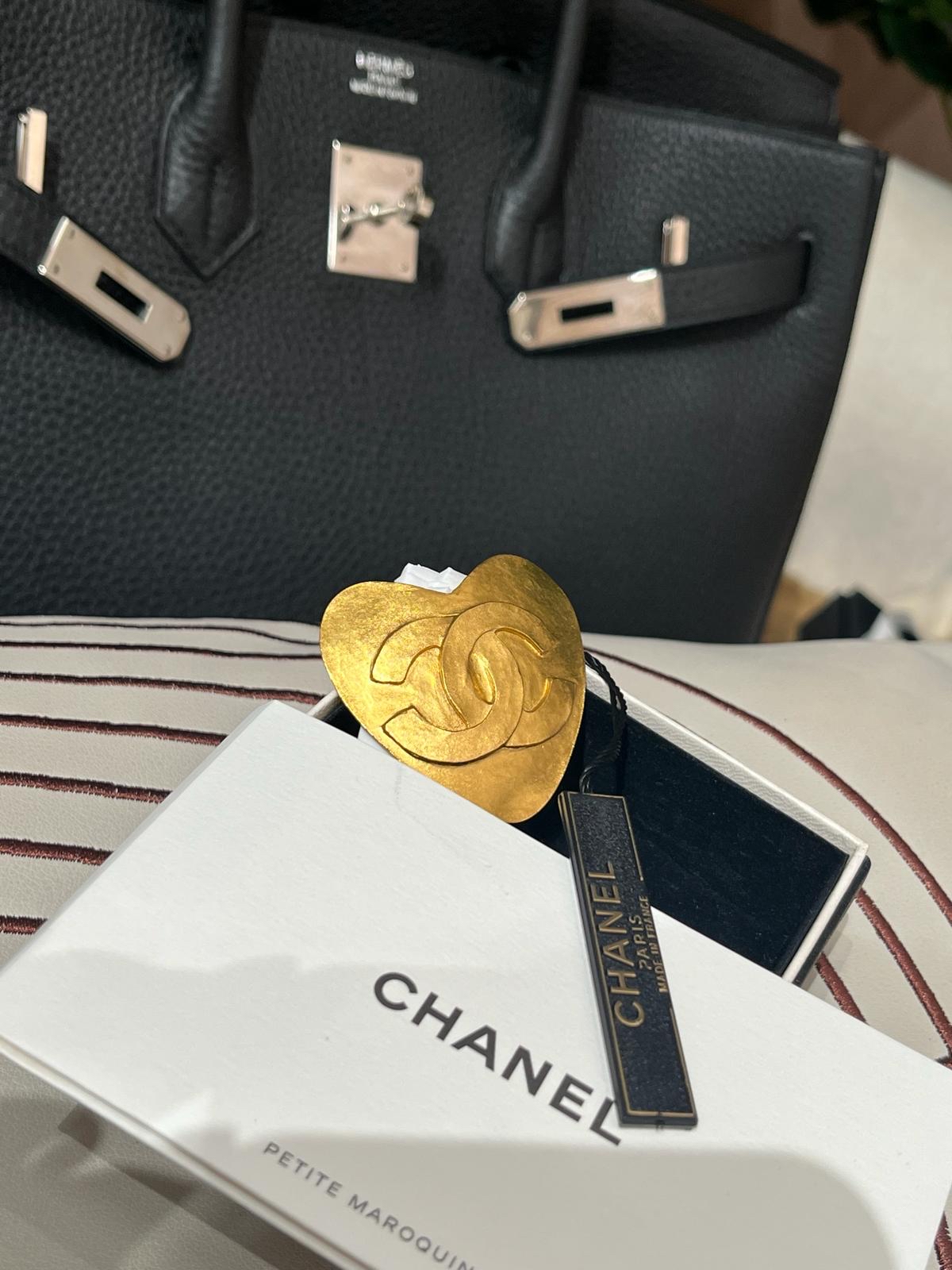 未使用品 Chanel BROOCH CC 心形胸針95P 限量絕版罕有 100%Authentic,Unused ✅Tag✅box