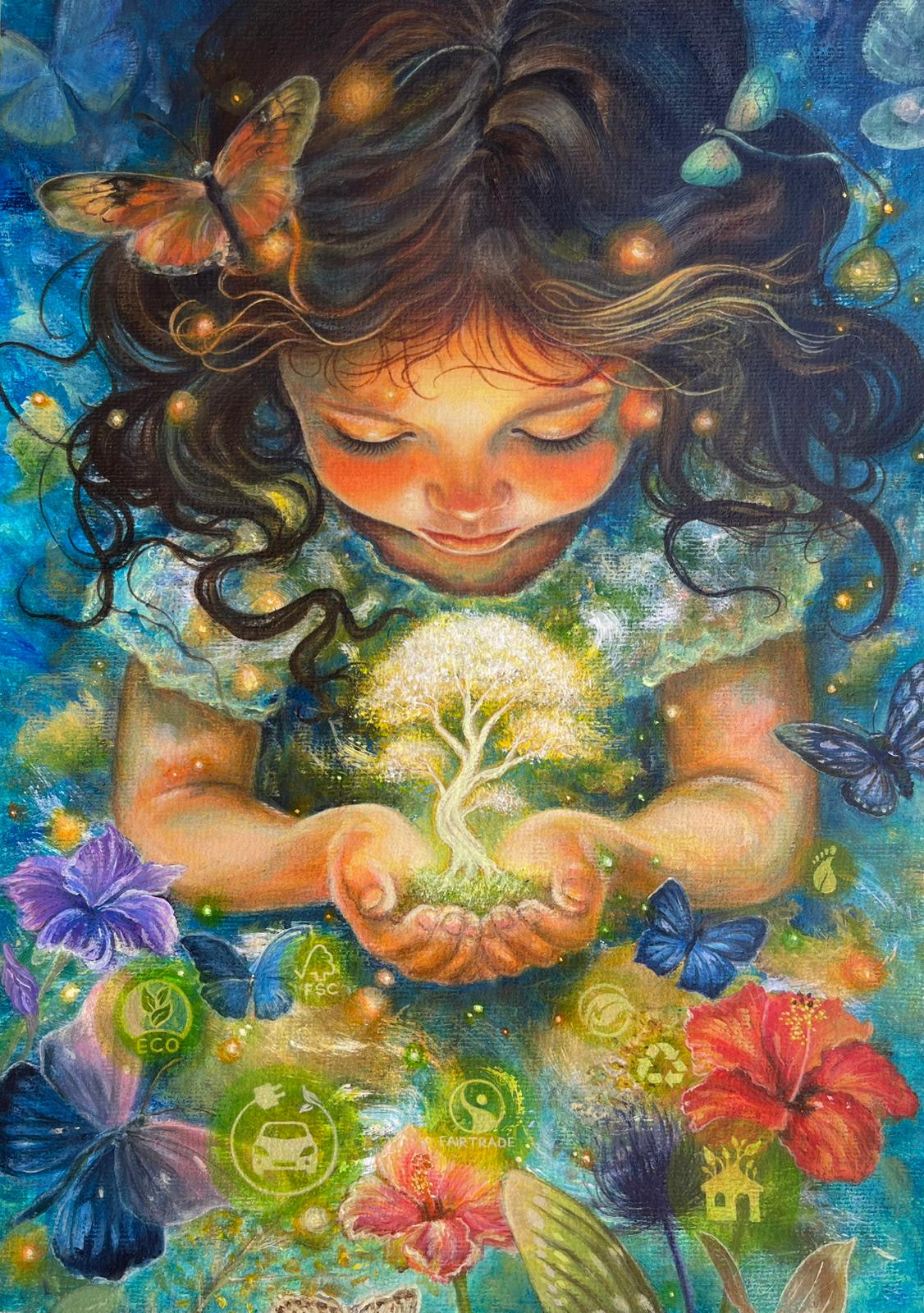 《手心的綠意》