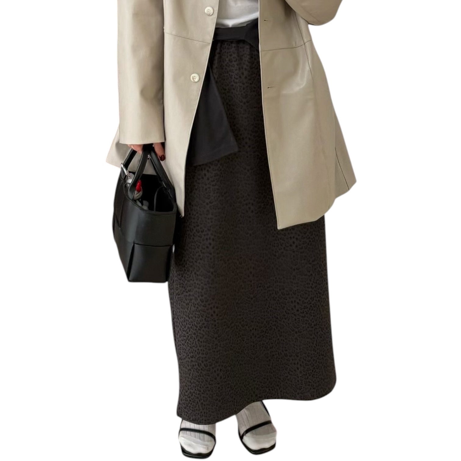 221031 豹紋半截長裙