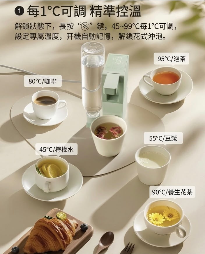 JMEY 集米 便攜即熱飲水機 M3 香港三腳插頭 (預購產品)