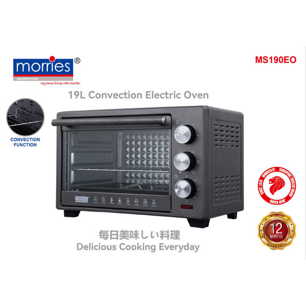 Morries 19L Electric Convection Baking Oven MS190EO OR