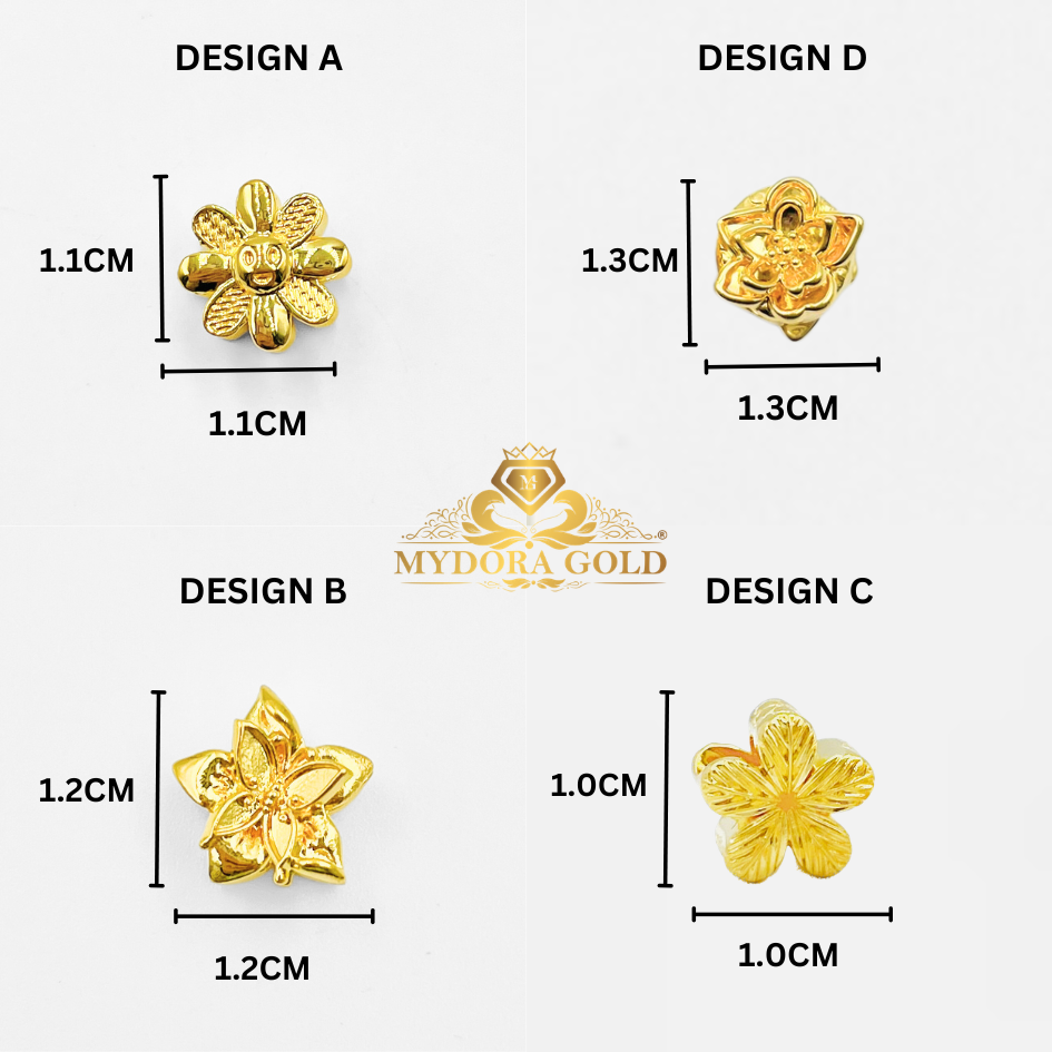 MYDORA Bead Blossom Full Gold Series (5G) | EMAS 916/22k
