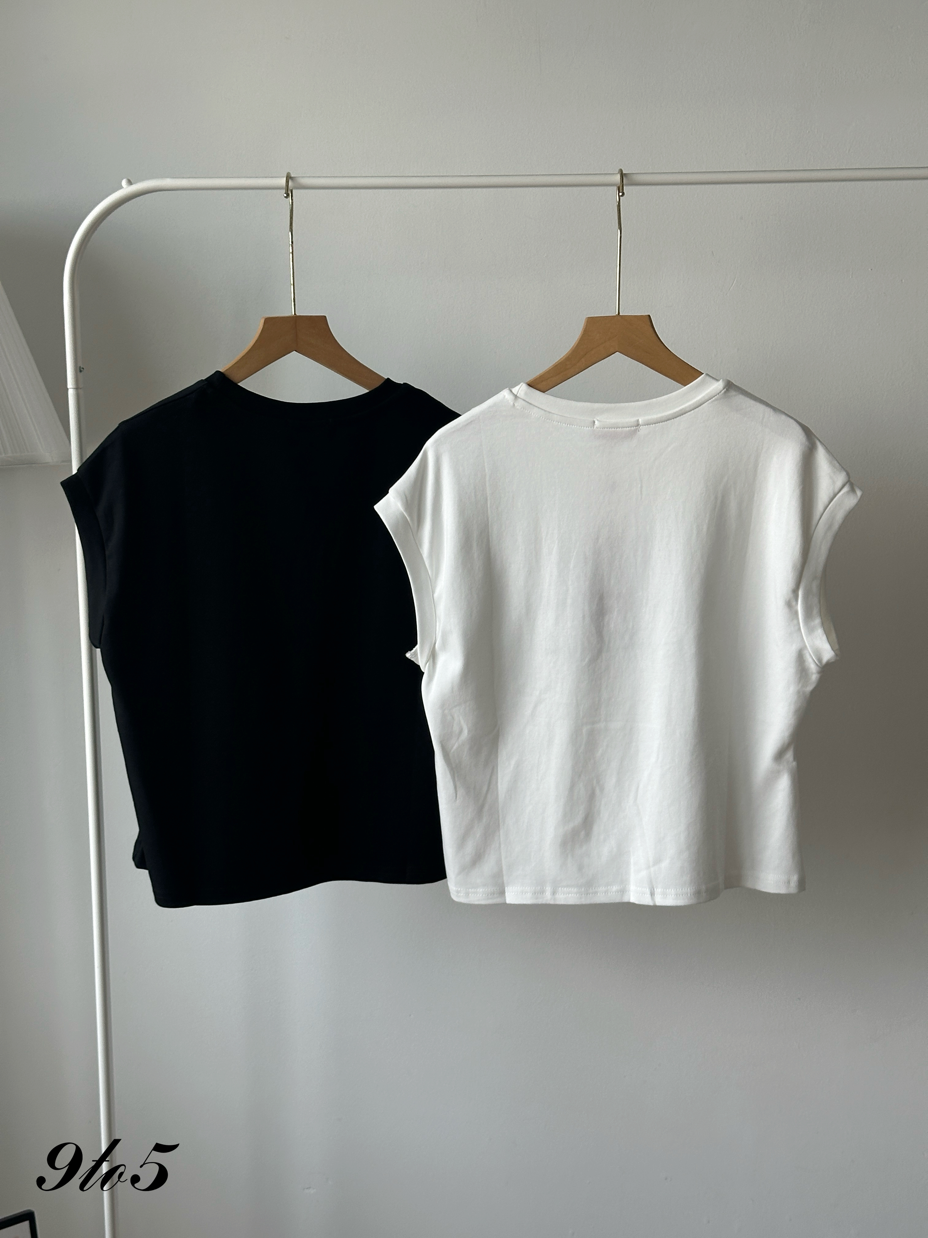 T4353 Embroidery Wording Tee - 5 Colors 