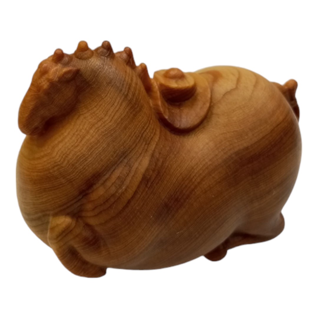 Q版馬上有錢  木雕 擺設