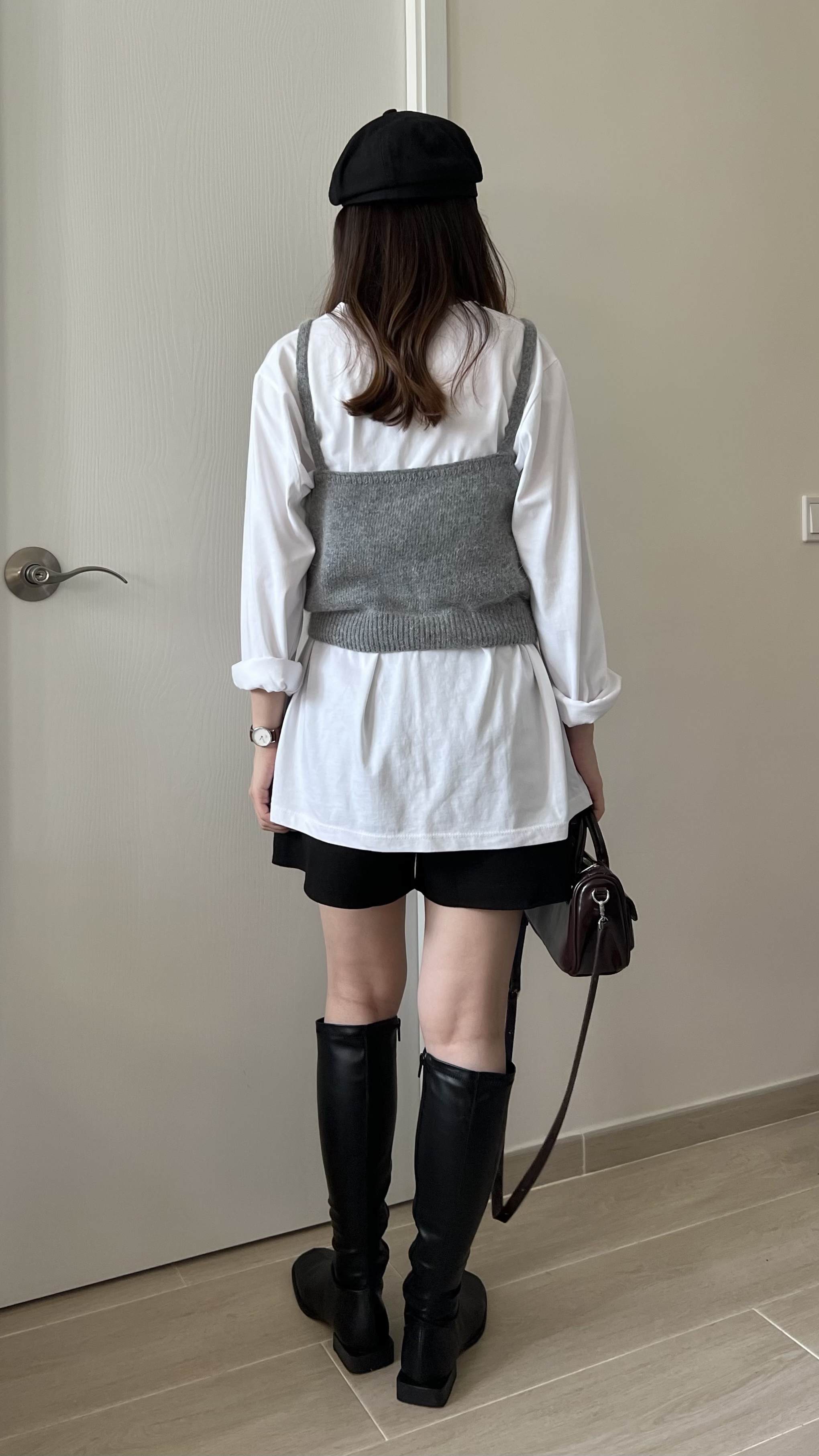 oversize腰側開叉長Tee 現貨