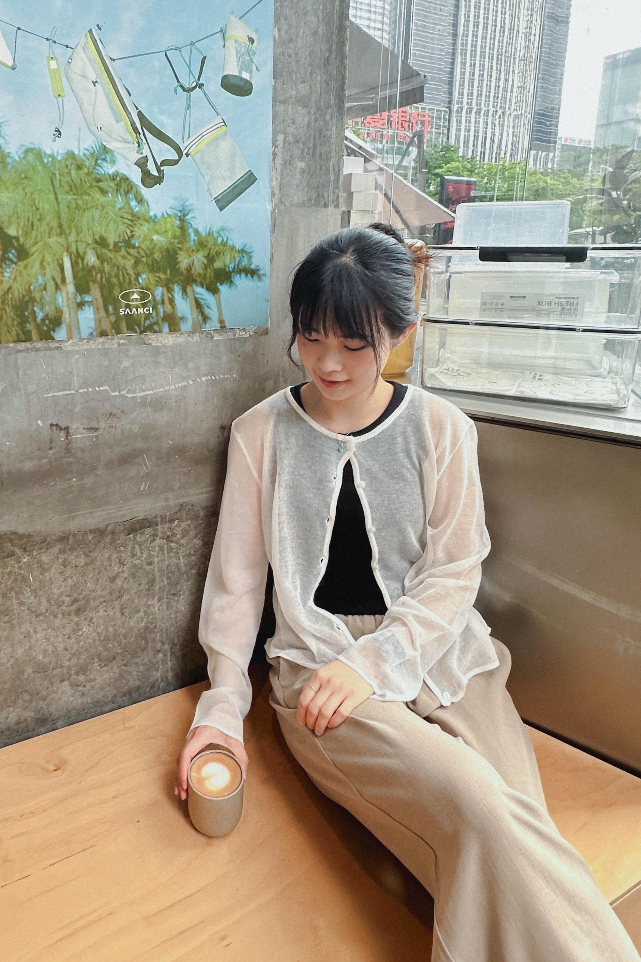 防曬衣！Cloud Sheer Cardigan (兩色入)
