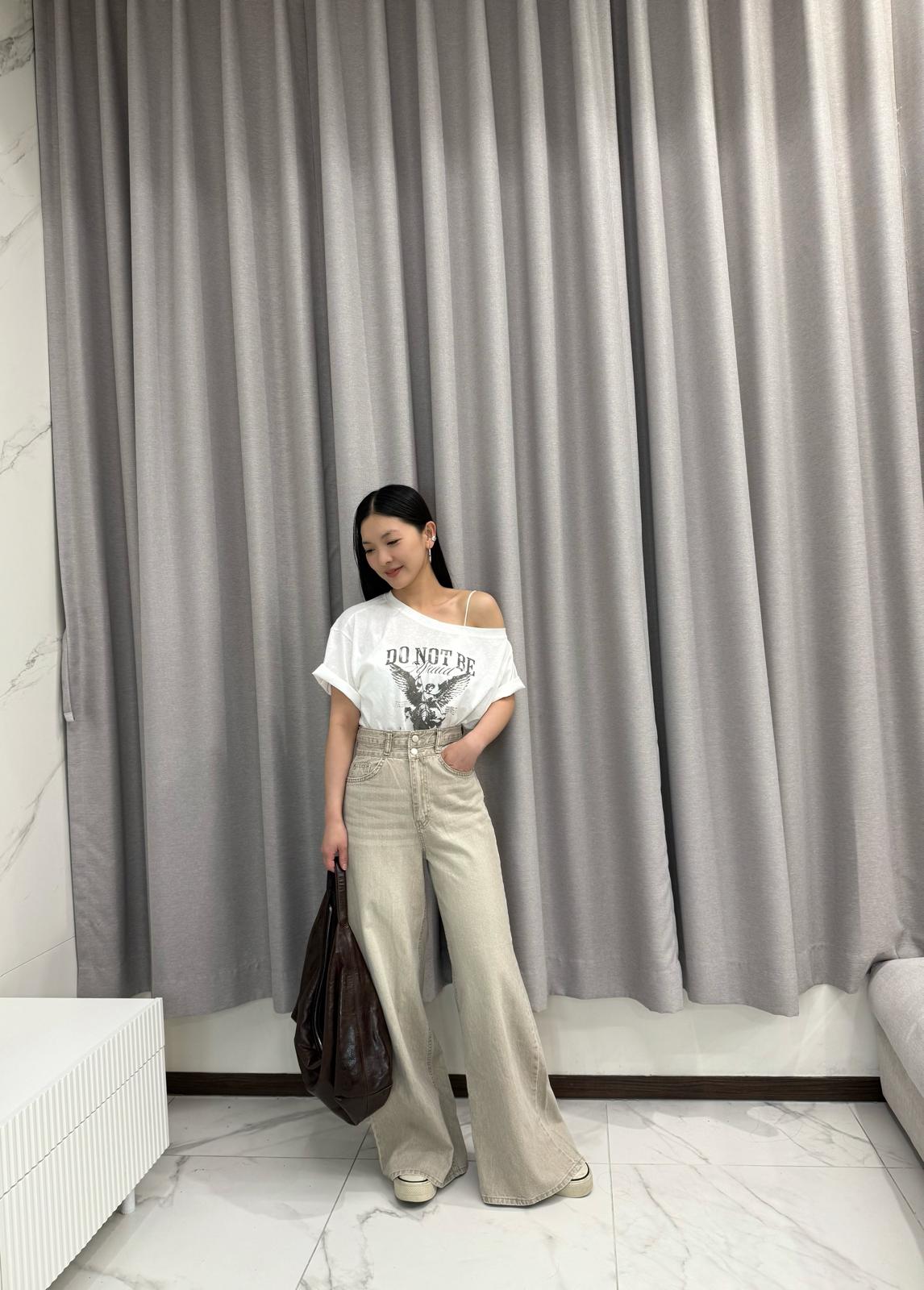 M10洗水鷹print露膊 Tee
