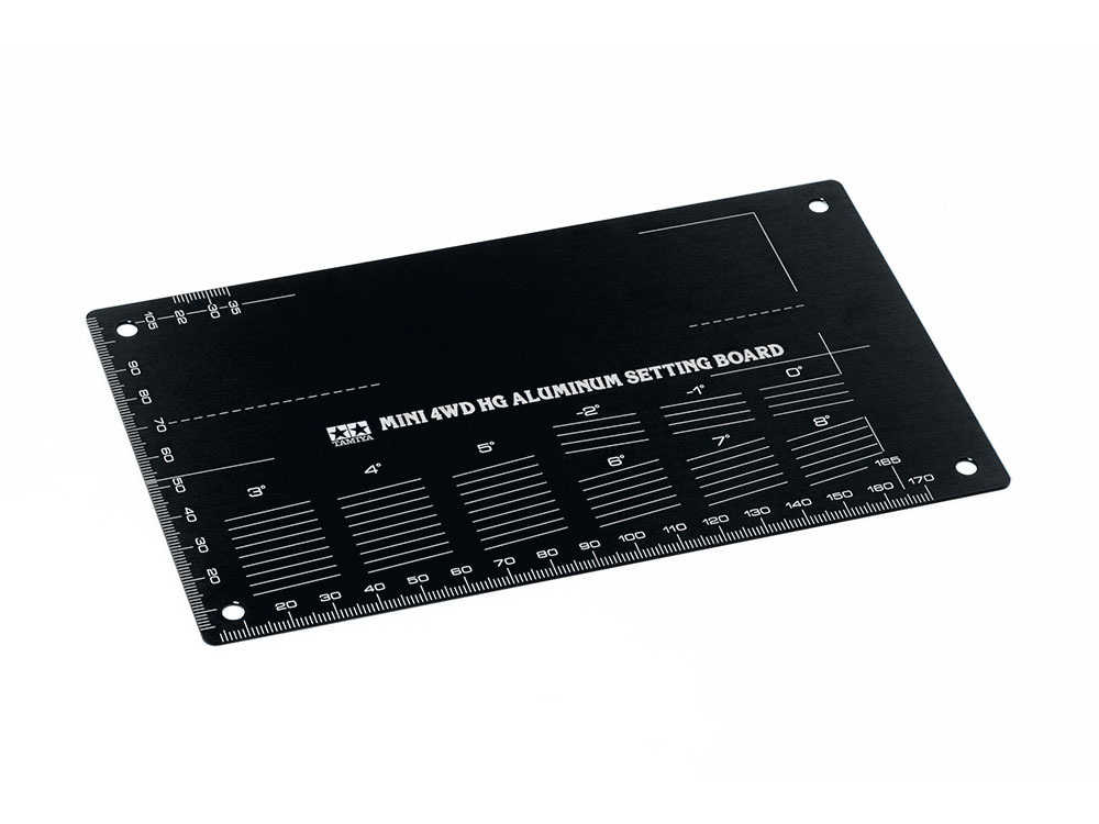 MINI 4WD HG ALUMINUM SETTING BOARD (BLACK)
