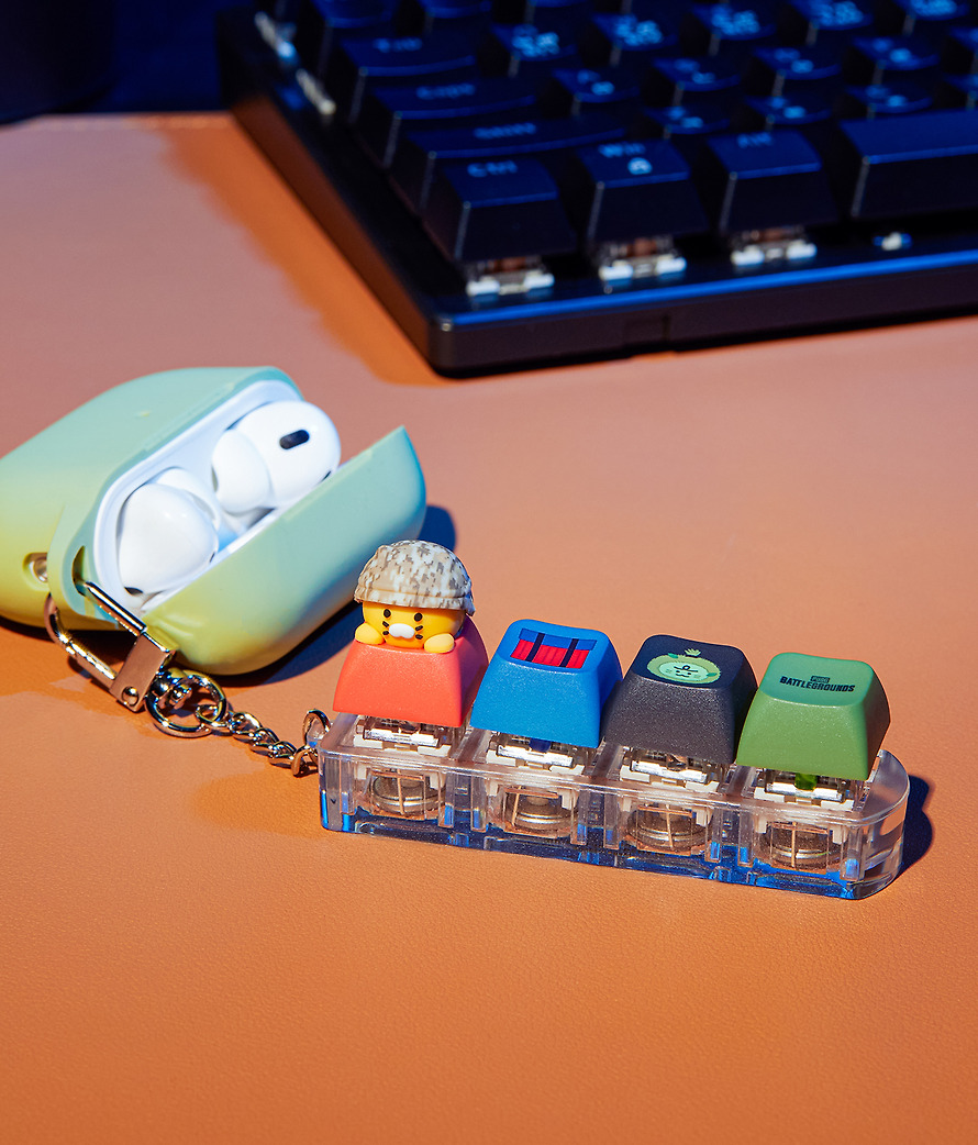 PUBG Battlegrounds X Kakao Friends LED 鍵盤 鎖匙扣_Ryan 春植
