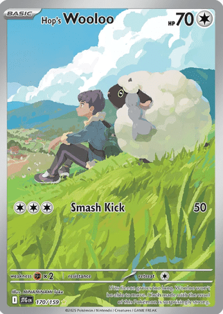 Pokemon TCG Scarlet & Violet—Journey Together - Hop's Wooloo-170/159