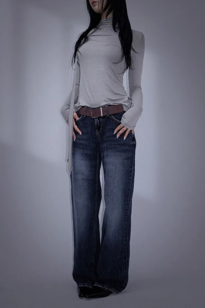 Cotton Tie-neck Long Sleeve