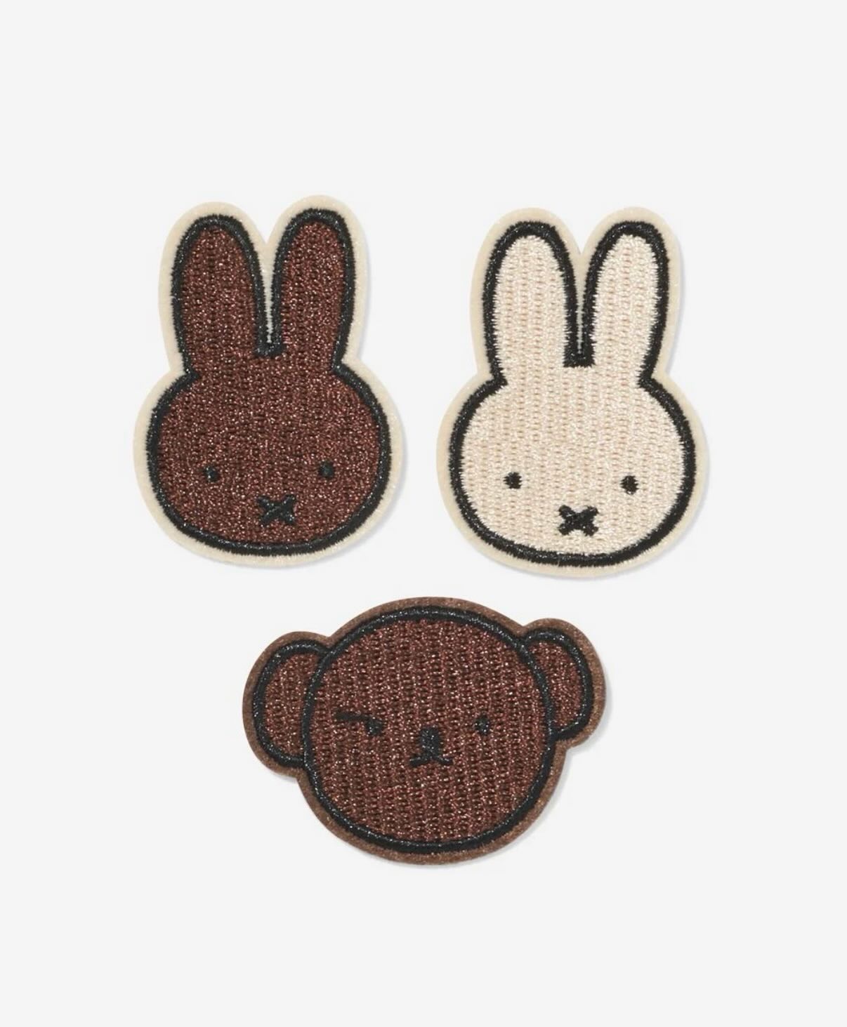 Miffy and friends iron-on patches set of 3 