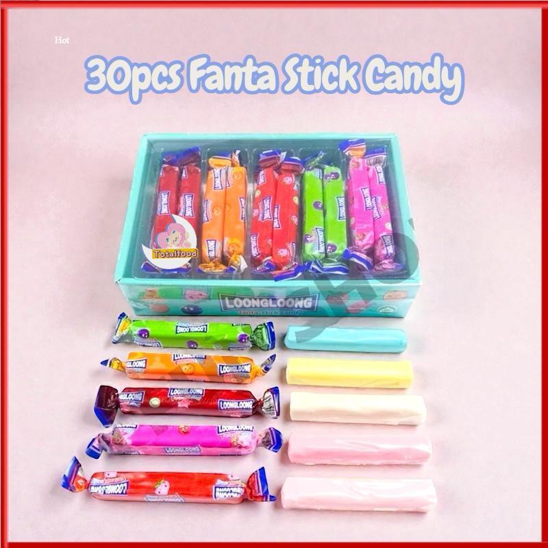 30pcs Loong Loong Fanti Stick Candy / chewy candy (HALAL)