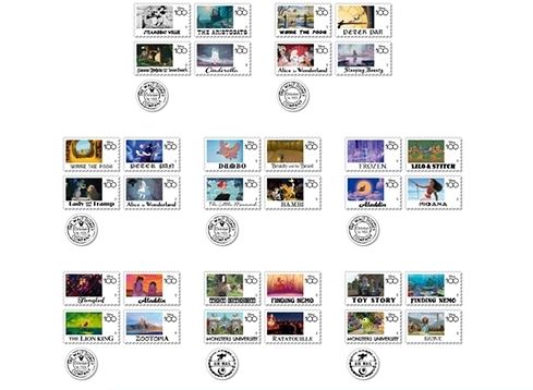 一番賞迪士尼100周年 DISNEY100_H 賞郵票風格貼紙(第4組) FG0097