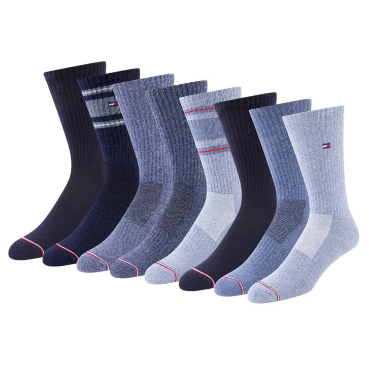 加拿大🇨🇦空運直送 Tommy Hilfiger men’s crew socks 中筒襪 (a pack of 8 pairs) 