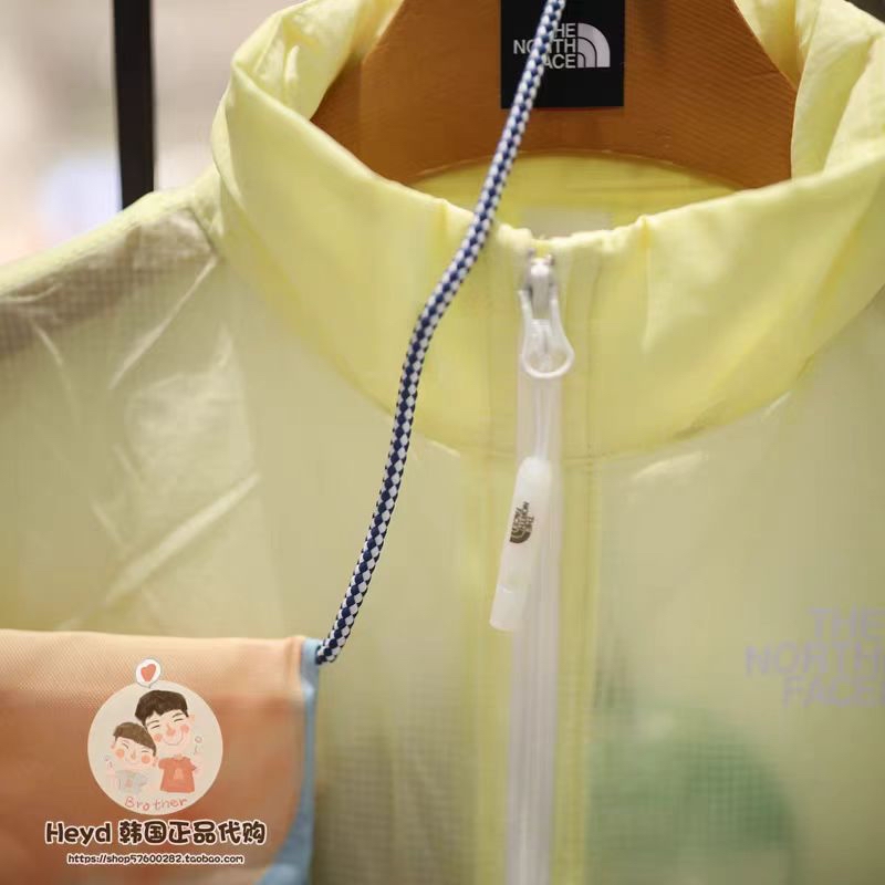 0632 親子❤️TNF夏季連帽薄防曬外套+斜孭袋 兩件套