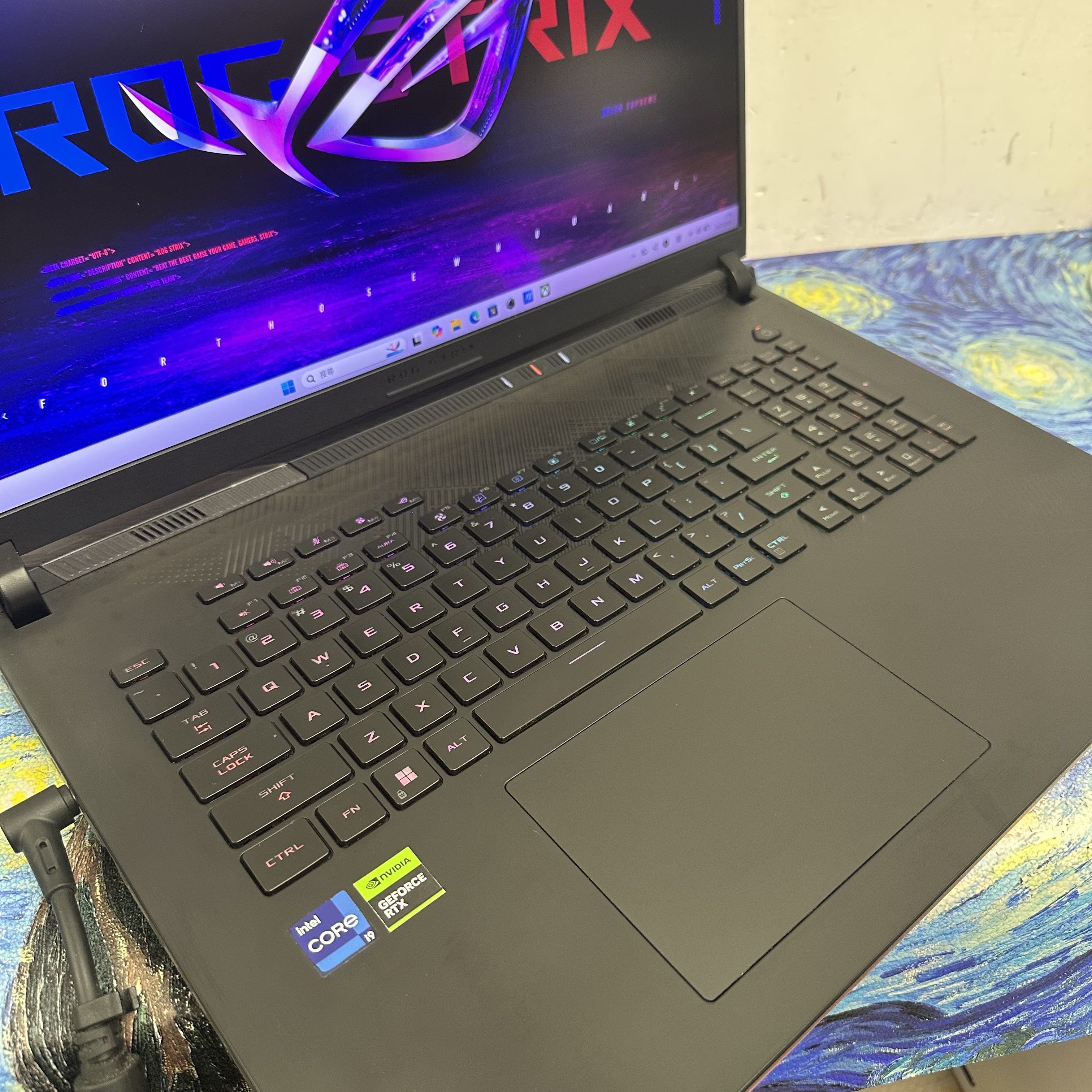#6045 ASUS ROG i9-14900HX/32GB Ram/2TB SSD/RTX 4090 16GB獨立顯示卡/240Hz 2.5K Mon/18寸 Mon/ GamingLaptop / Movie / 剪片 / 畫圖 / Program