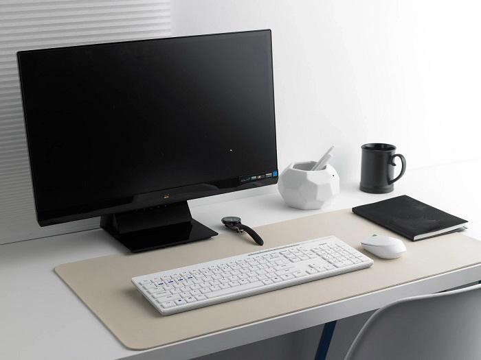 Rapoo 8100GT 藍牙/ 2.4G無線多媒體鍵盤及靜音滑鼠 白色